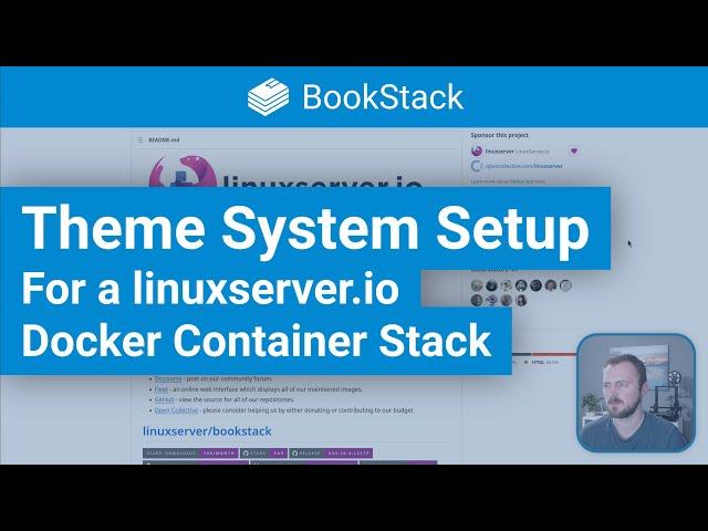 BookStack Theme System using a linuxserver.io Container Setup