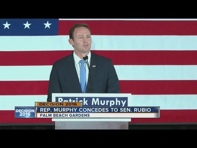 Patrick Murphy concedes senate race to Marco Rubio