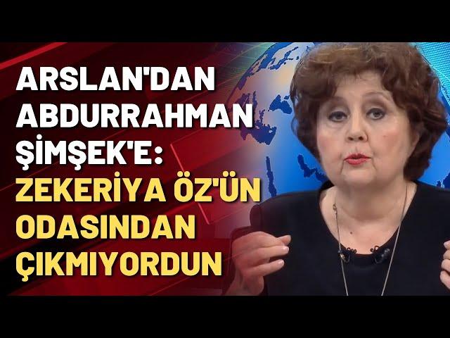 Ayşenur Arslan'dan Abdurrahman Şimşek'e: Zekeriya Öz'ün odasından çıkmıyordun