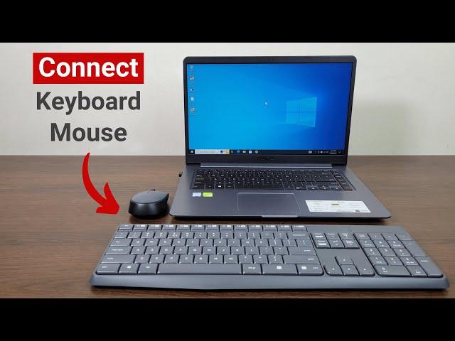 How to Connect Wireless Keyboard and Mouse to Laptop or PC