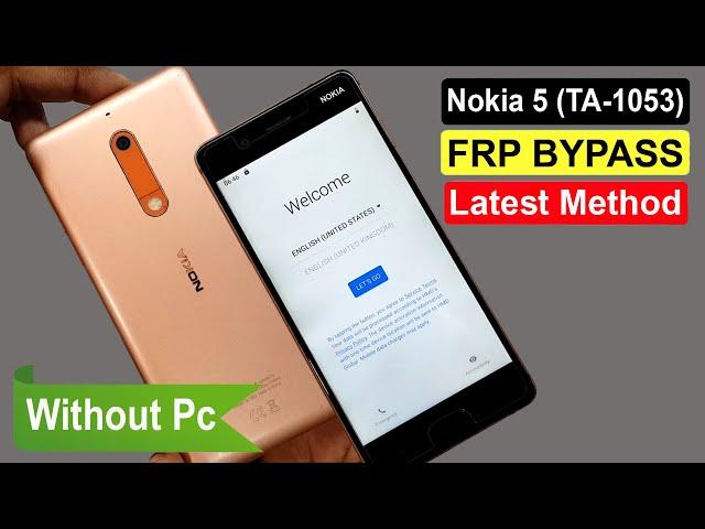 Nokia 5 (TA-1053) Frp Bypass/Reset Google Account Lock/Nokia 5 Frp Unlock Android 10 Q Without Pc |