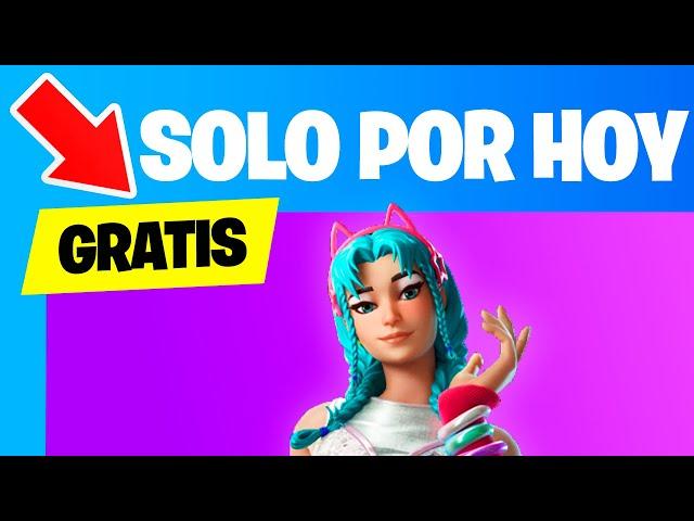 ¡SOLO HOY! PACK GRATIS en FORTNITE ya ESTÁ AQUÍ (SKIN GRATIS)