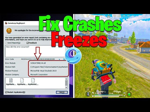 How to Fix PUBG Mobile Crashes & Freezing! On GameLoop Emulator And Fixed All Error