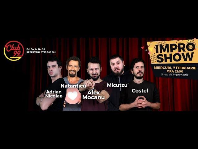 LIVE Impro show cu Micutzu', Costel, Natanticu, Adrian Nicolae si Alex Mocanu