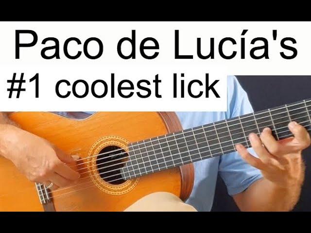 Paco de Lucía's #1 coolest lick