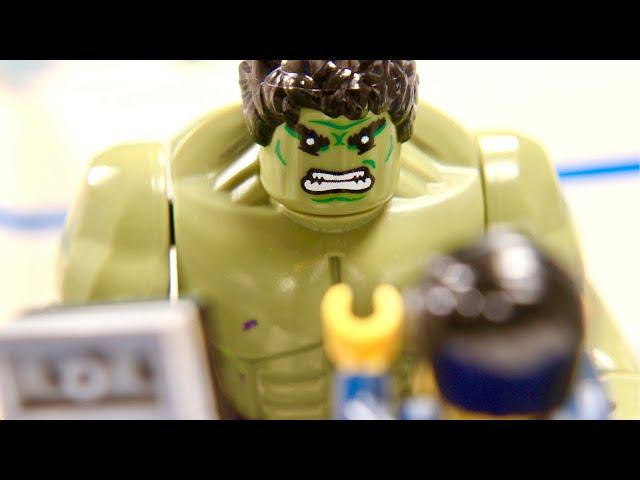 Why The Hulk Shouldn't Work in Hospitals | LEGO Stop Motion