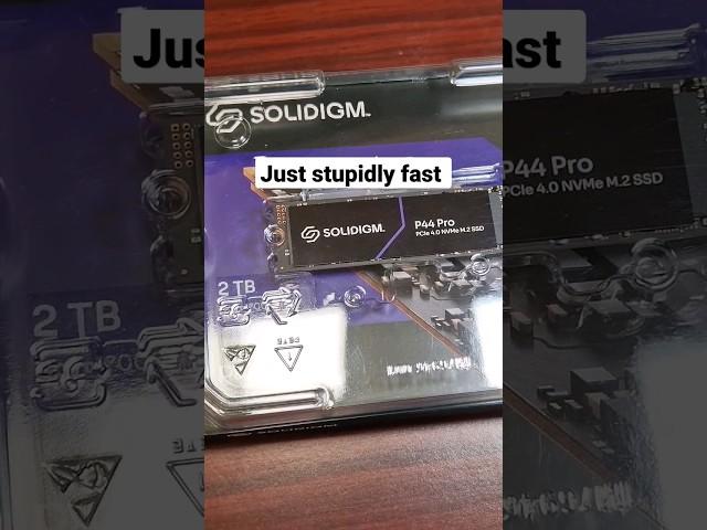 this 2TB P44 Pro from Solidigm is fast #shorts #nvme #2tb #rgb #ssd