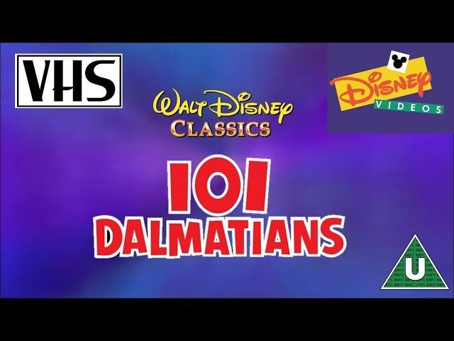 Opening to 101 Dalmatians UK VHS (1996)