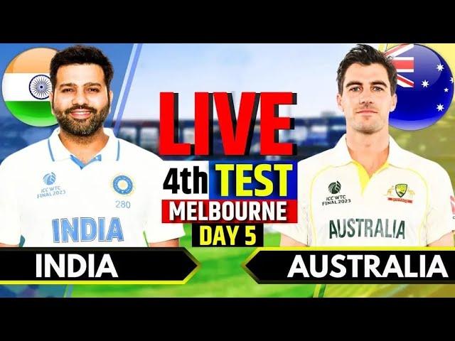 India vs Australia, 4th Test, Day 5 | IND vs AUS Live Match | Live Cricket Match Today, 2nd Session