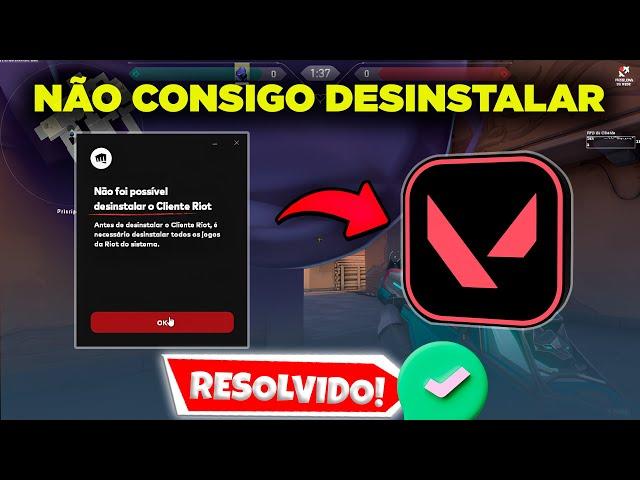 COMO DESINSTALAR VALORANT NO PC WINDOWS 10/11 (RESOLVIDO)