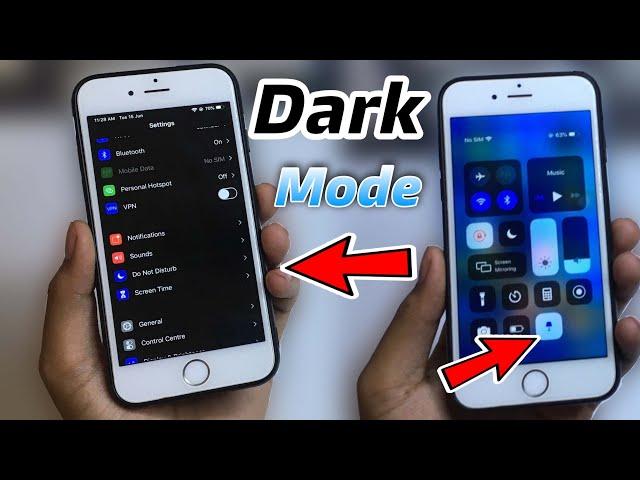 How to Enable Dark Mode in iPhone 6 | IOS 12,13,14 || Dark Mode for iPhone 6