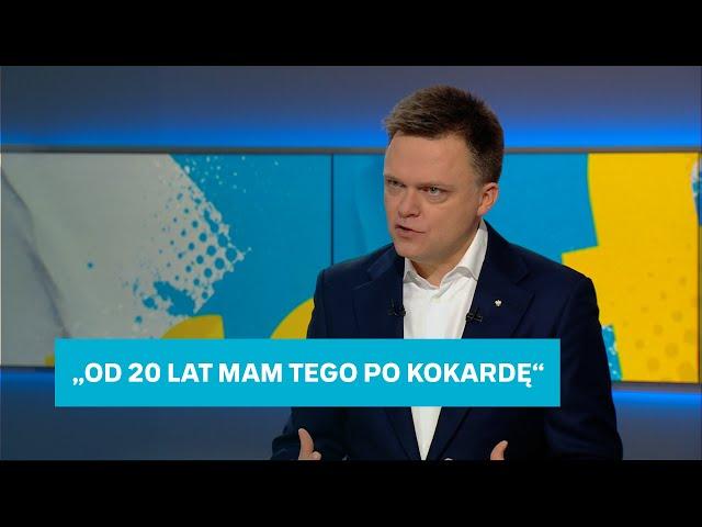 "Nie będę długopisem". Szymon Hołownia zdradza plan na prezydenturę