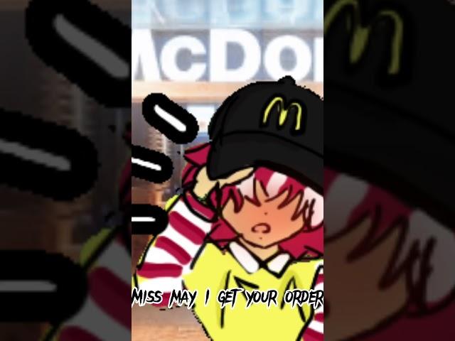 MOM IT’S  RONLE MC DONALD!!!!!! #gacha #funny #gachaclub #gachalife #mcdonalds