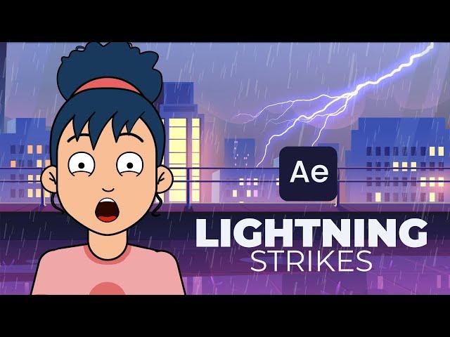 How to Create & Animate Lightning Strikes in After Effects | Quick Tutorial