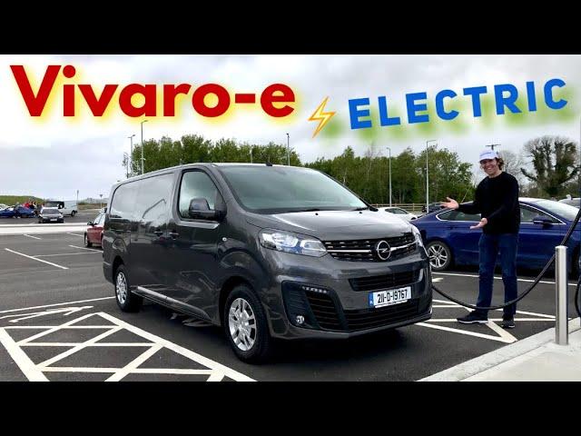 New OPEL Vivaro-e (Full Electric Van) - Review & Test Drive - Useless Range!