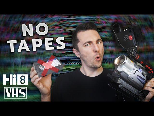 Filming on Vintage Hi8/VHS Camera Made Easy - Tapeless Build