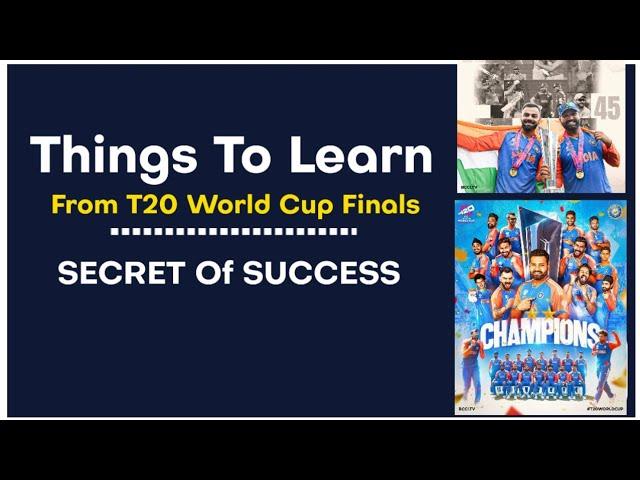 What we learnt from #t20worldcup #viratkohli #rohitsharma #t20 #cricket #viral #shorts