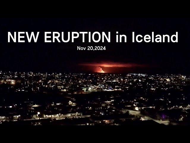 Eruption and Evacuation in Iceland! Nov 20, 2024!