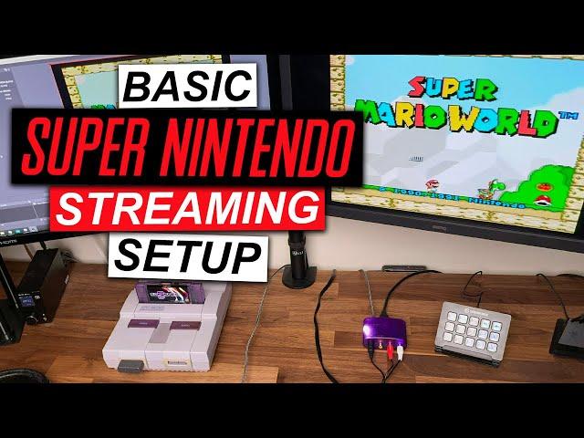 BUDGET FRIENDLY Super Nintendo Streaming Setup