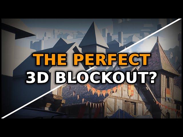 What Does A Near Perfect 3D Environment Art Blockout Look Like?