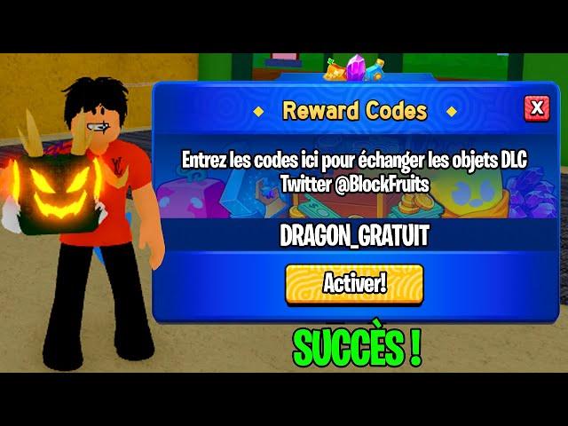 *NOUVEAUX CODES* TOUS LES NOUVEAUX CODES SUR BLOX FRUITS EN 2024 !