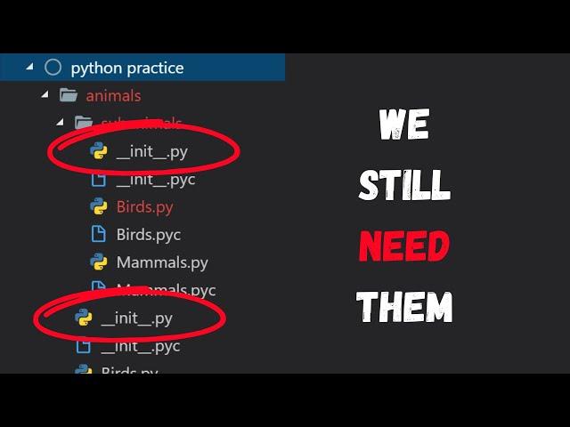 Do you still need __init__.py file in Python packages? 2MinutesPy