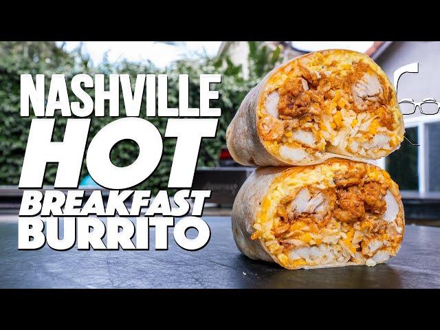 THE NASHVILLE HOT BREAKFAST BURRITO | SAM THE COOKING GUY