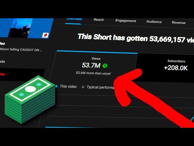 How much YouTube paid me for 53 million views on a Short