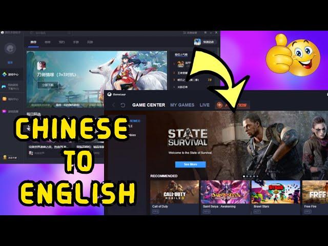 Gameloop language change from chinese to english 2020 | PUBG emulator language change | Tencent