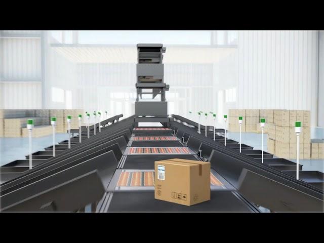 Wheel Sorter Modular Automation for parcel sortation