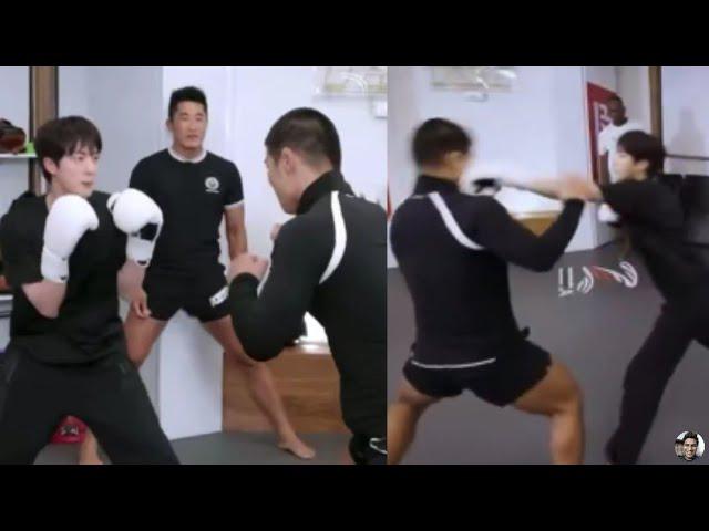 BTS Jin Beating MMA Fighters One by One on Run Jin UFC Training