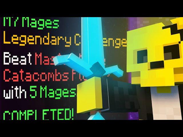 We Beat M7 With 5 MAGES (Hypixel Skyblock)