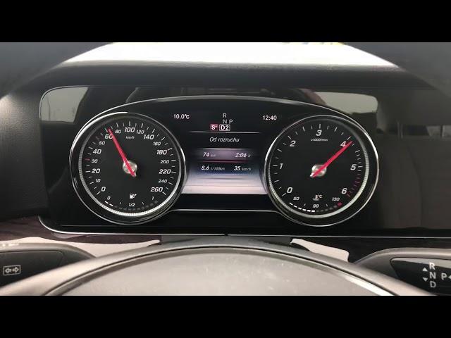 Mercedes-Benz E220d 4matic 194 ps chip tuning 0-100 acceleration (234 ps, 516nm)