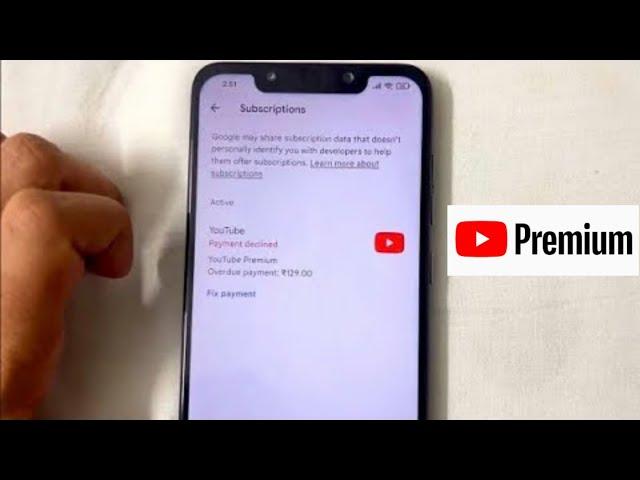 Youtube premium subscription won't be available until you update your payment method FIXED