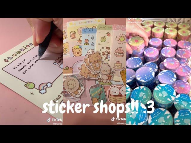 small sticker shops!! tiktok compilation