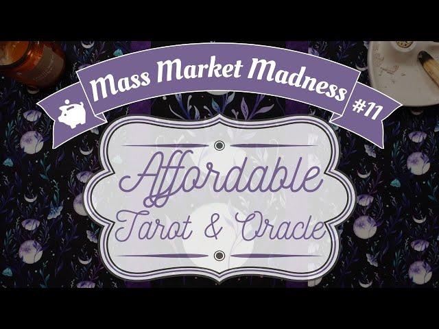 AFFORDABLE TAROT DECKS?! (+ Oracle) | Mass Market Madness 11