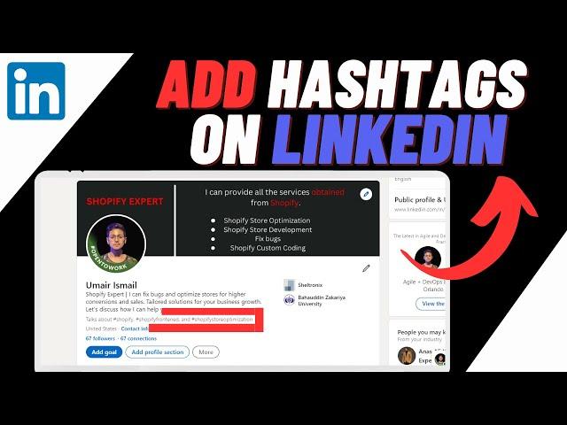 How To Add Hashtags On Linkedin Profile - Quick & Easy