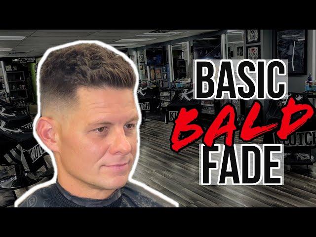 BASIC BALD FADE  Easy step by step Mid Fade