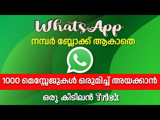 How to send WhatsApp bulk messages to your friends and develop your business.