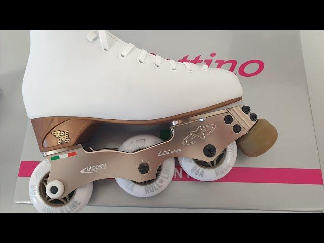 Montaggio pattino da artistico inline Risport Venus + Roll Line Linea