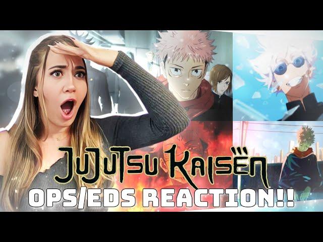 THIS IS INSANE!!! JUJUTSU KAISEN ALL Openings & Endings (1-4) REACTION