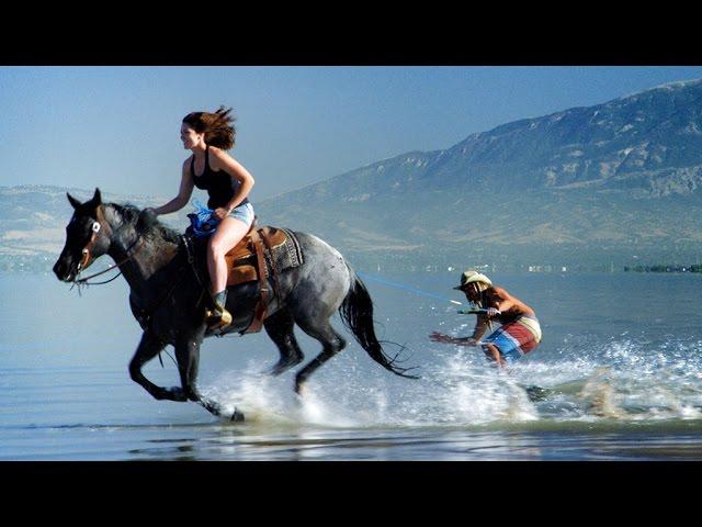 Horse Surfing! Most Epic Skim Tricks! | DEVINSUPERTRAMP