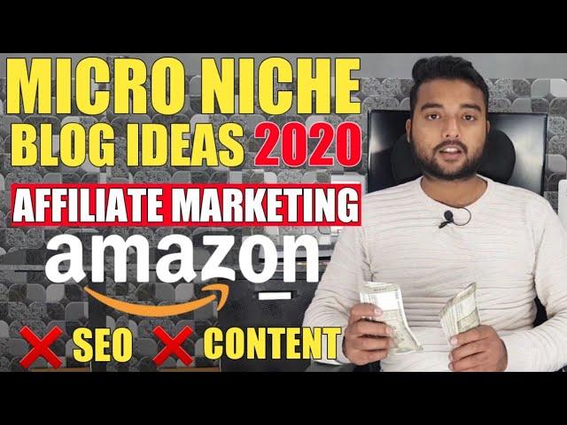 Micro Niche Blog Topics/Ideas in 2020 | NO SEO-NO CONTENT | Affiliate Marketing for Beginners