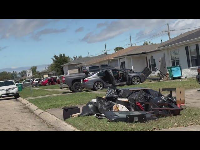 Hurricane Francine slams city of Kenner, Louisiana