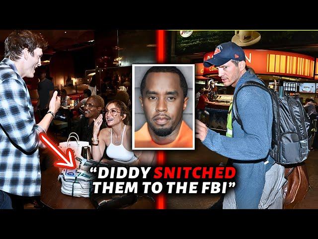 New Leaks Proof CONFIRM Ashton Kutcher & Jennifer Lopez As Diddy's Handler | They LEFT the Country!