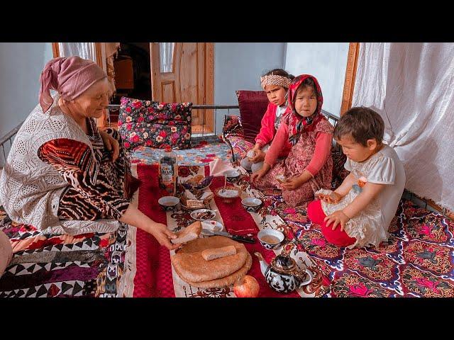 Uzbekistan. Country life. UZBEK PILAF. How do KURPACHI sew? Uzbekistan! ASMR. asmr