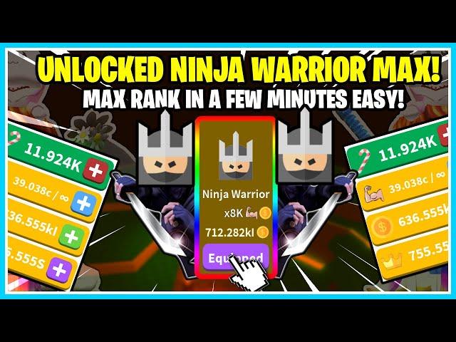 SABER SIMULATOR *NEW* NINJA WARRIOR RANK! UNLOCKED MAX RANK IN A FEW MINUTES! NEW AURAS! EASY!!!!!!!