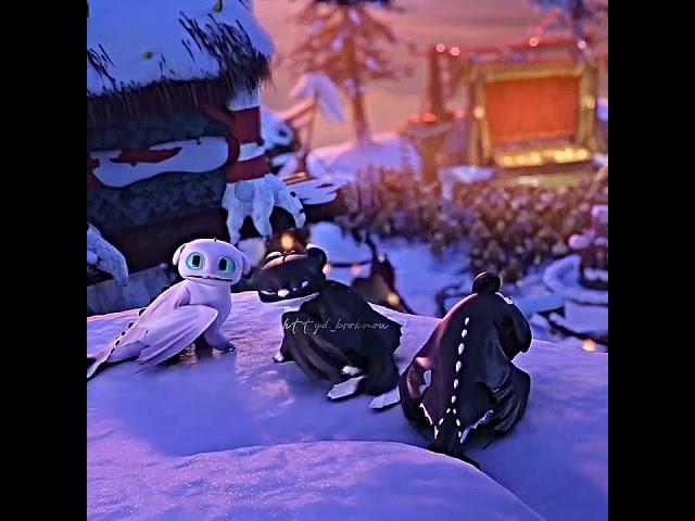 Toothless and lightfury  #httyd #toothless #lightfury #httydedit #shorts