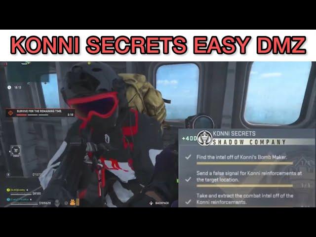 DMZ KONNI SECRETS (shadow company tier 2 story mission) Complete 