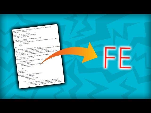 How to make scripts FE for Void Script Builder | Tutorial